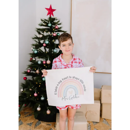 It takes a big heart to grow little minds Wall Hang - Timber Tinkers