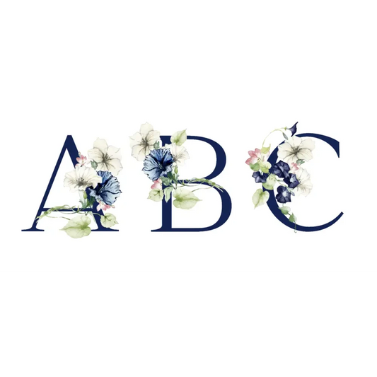 Keepsake Box - Blue Floral - Timber Tinkers