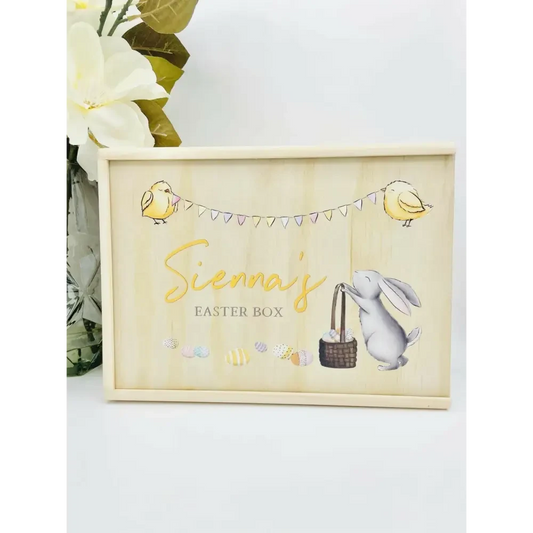 Keepsake Box - Easter Bunny Colour - Timber Tinkers
