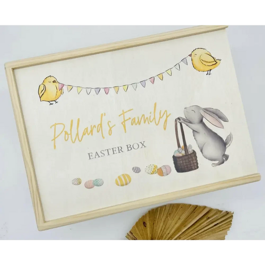 Keepsake Box - Easter Bunny Colour - Timber Tinkers