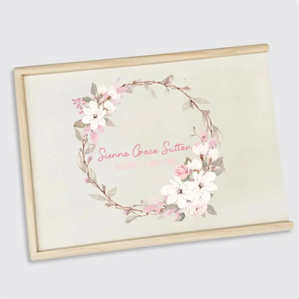 Keepsake Box - Floral Wreath - Timber Tinkers