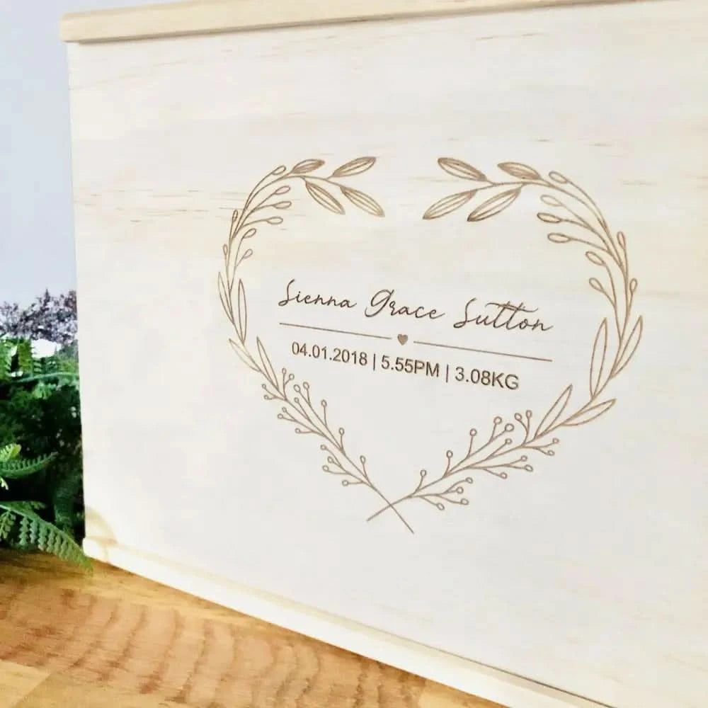 Keepsake Box - Heart - Timber Tinkers