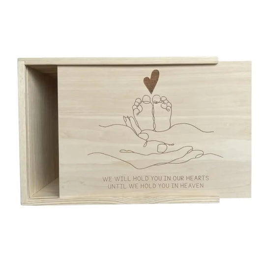 Keepsake Box - Hold you in our Hearts - Timber Tinkers