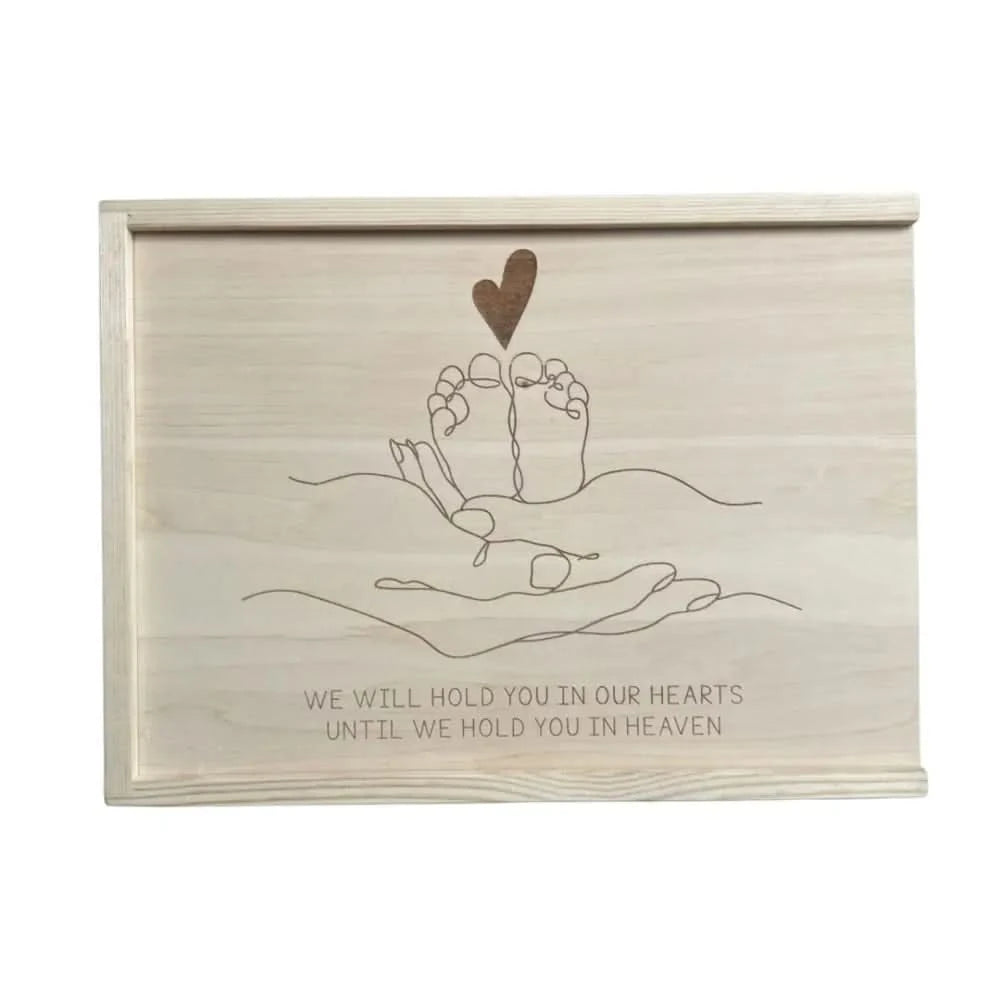 Keepsake Box - Hold you in our Hearts - Timber Tinkers