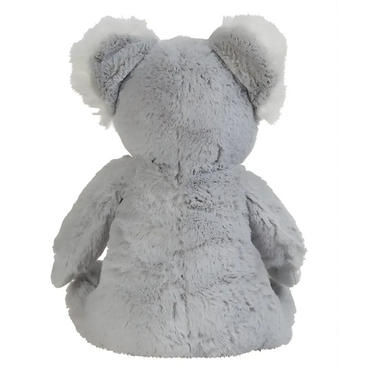 Koala Plush - Grey Floral Letter - Timber Tinkers