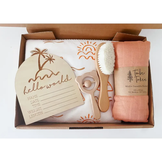 Large Baby Gift Box - Surf - Timber Tinkers
