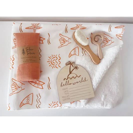 Large Baby Gift Box - Surf - Timber Tinkers