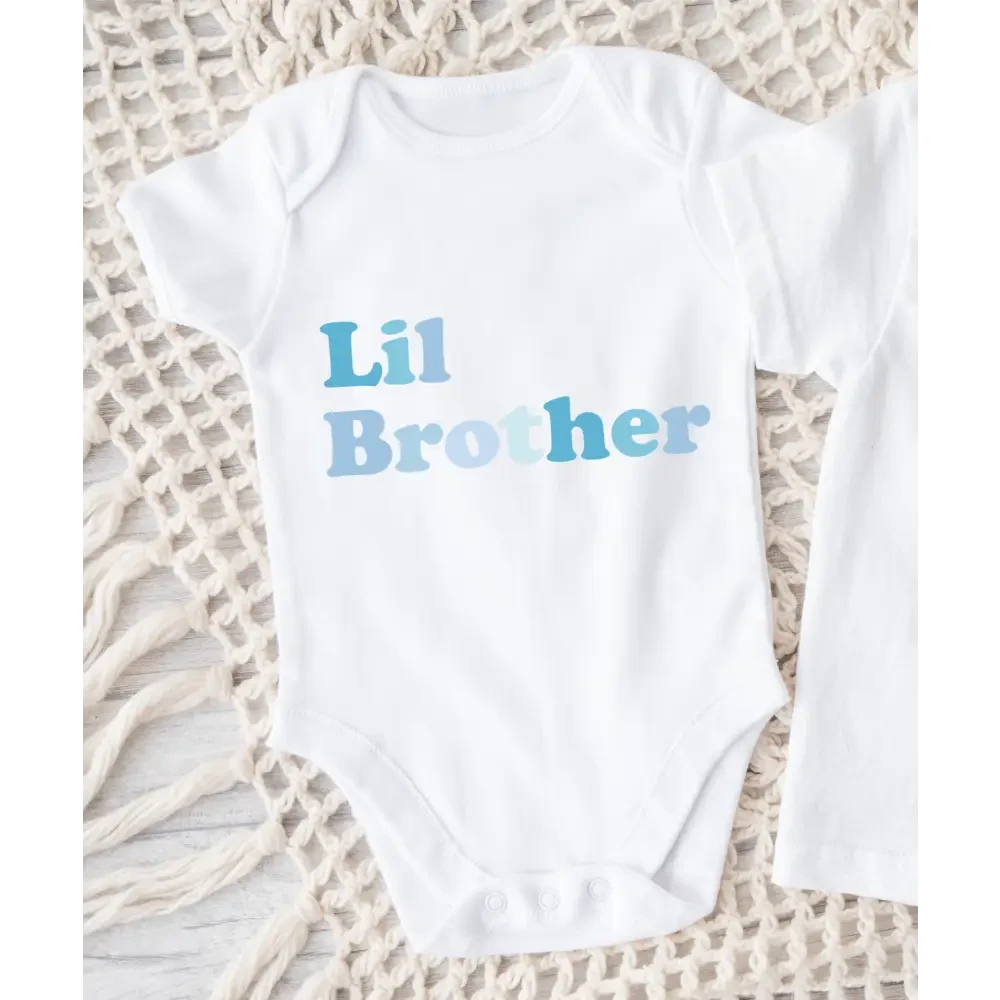 Lil Brother Onesie - Blue - Timber Tinkers