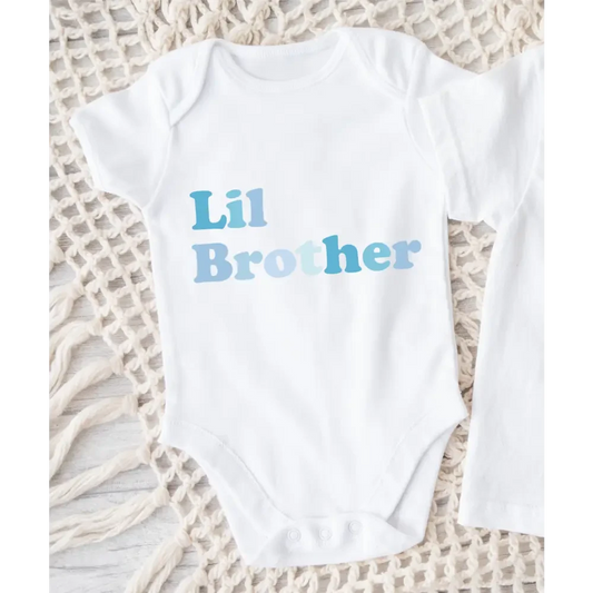 Lil Brother Onesie - Blue - Timber Tinkers