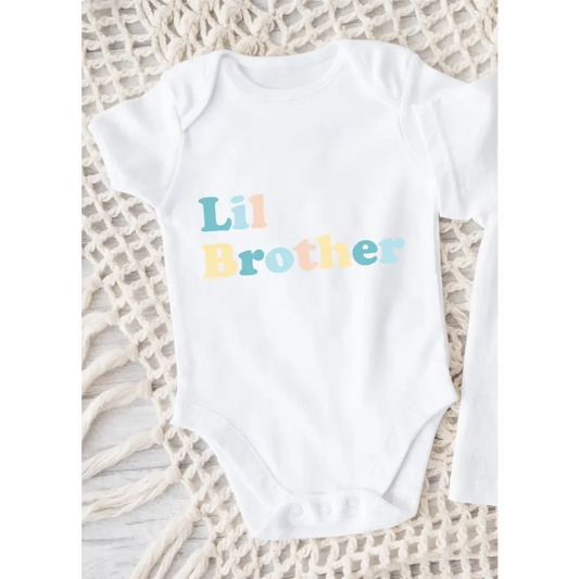Lil Brother Onesie - Pastel - Timber Tinkers