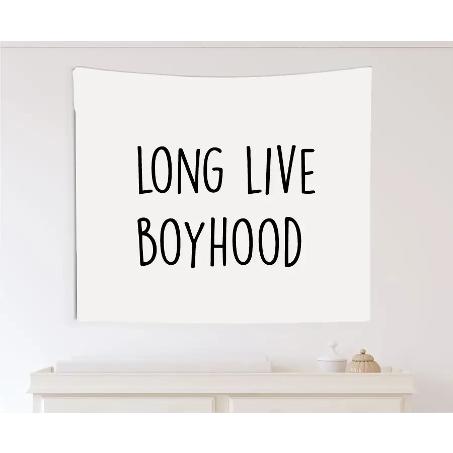 Long Live Boyhood Canvas Wall Hang - Timber Tinkers