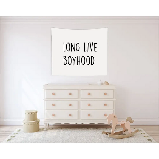 Long Live Boyhood Canvas Wall Hang - Timber Tinkers