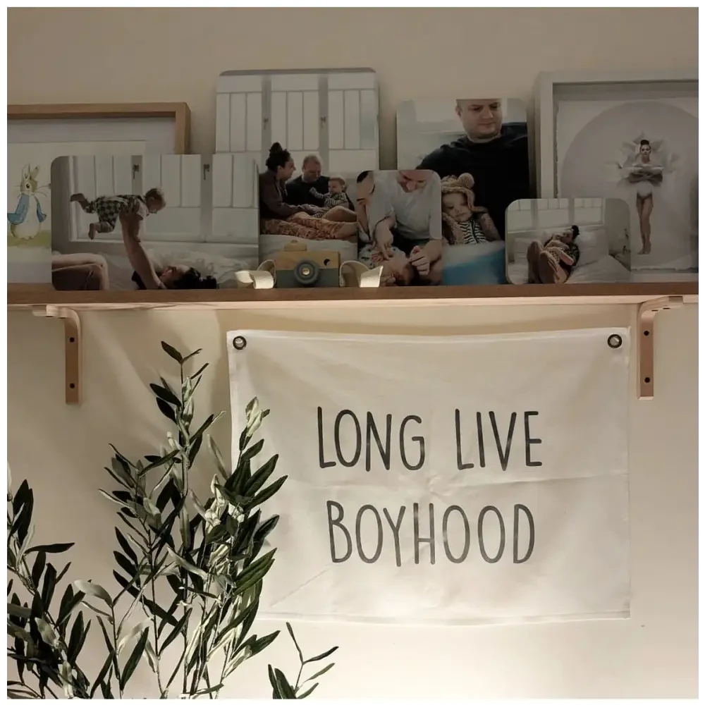 Long Live Boyhood Canvas Wall Hang - Timber Tinkers