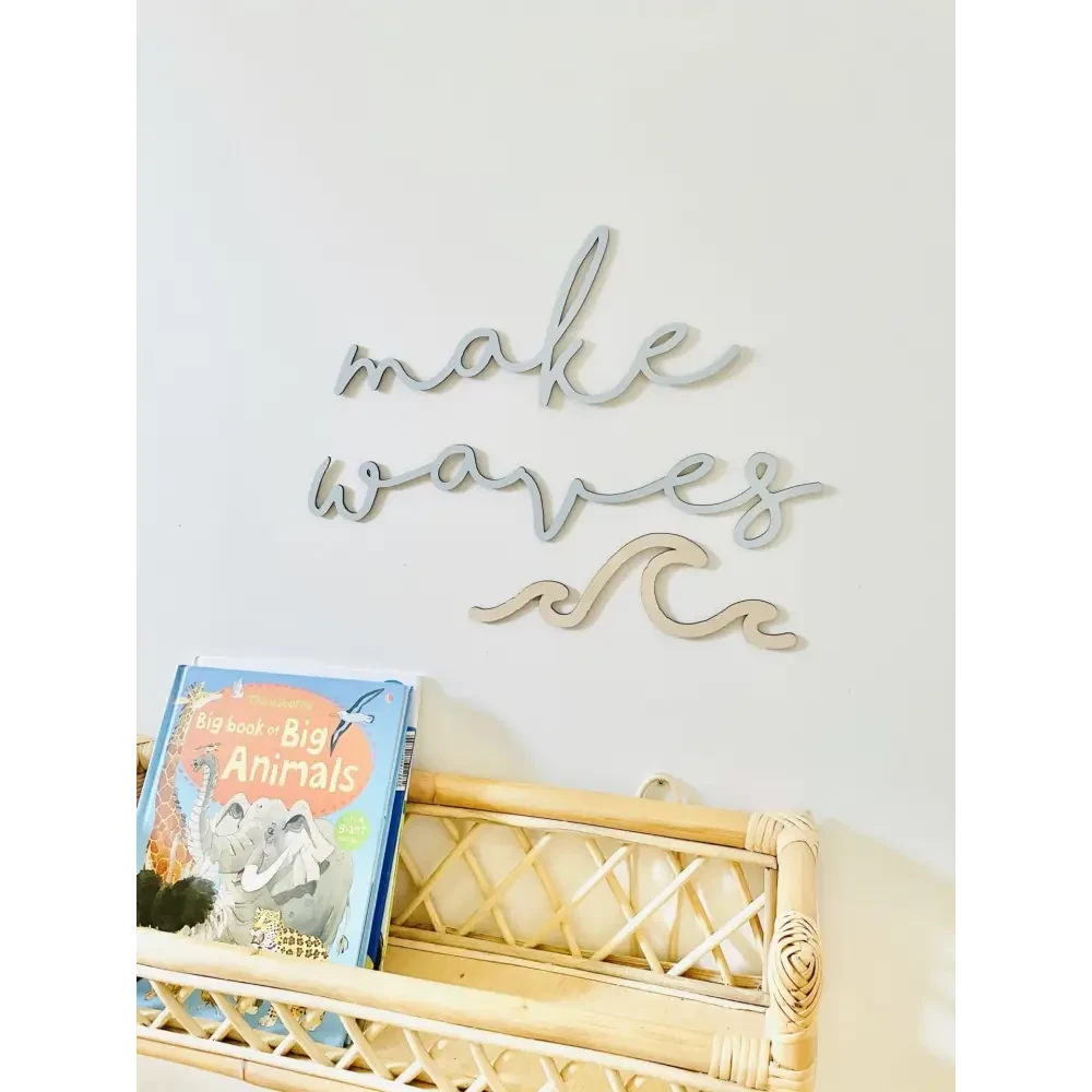 make waves plaque - Timber Tinkers