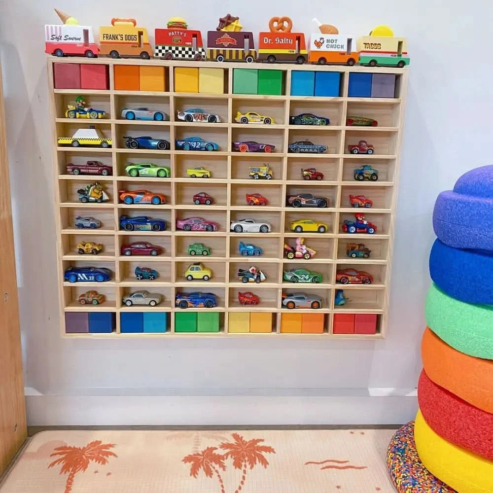Matchbox & Hotwheel Display & Storage Unit- SolidPine - Timber Tinkers