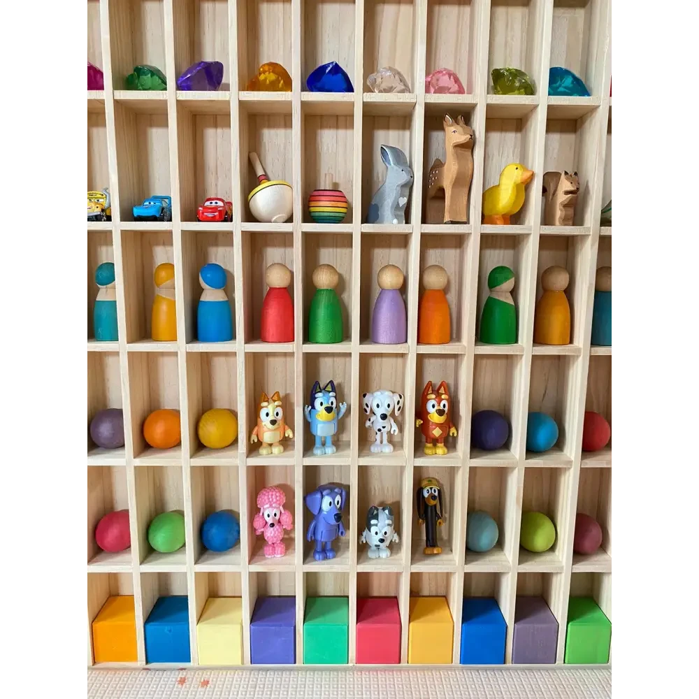 Matchbox & Hotwheel Display & Storage Unit- SolidPine - Timber Tinkers
