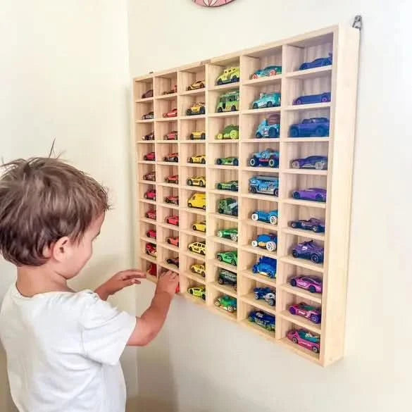 Matchbox & Hotwheel Display & Storage Unit- SolidPine - Timber Tinkers