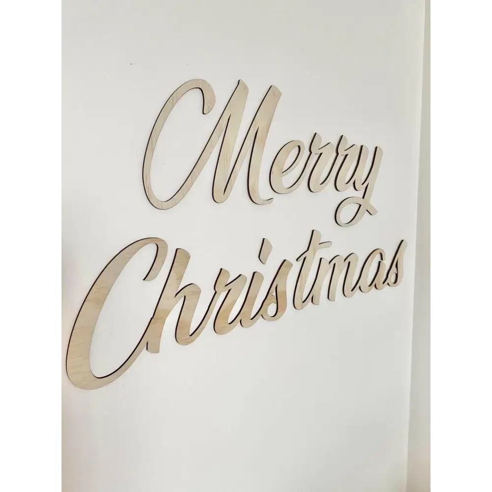 Merry Christmas Script - Timber Tinkers
