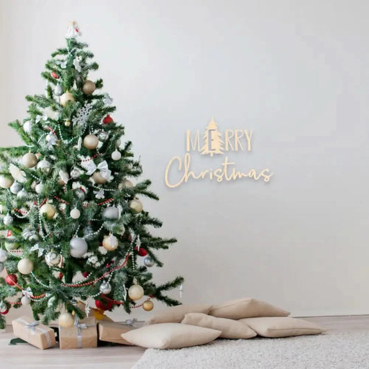 Merry Christmas Tree Script - Timber Tinkers