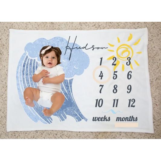 Milestone Blanket - Wave - Timber Tinkers