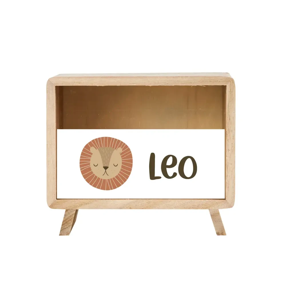 Money Box - Lion - Timber Tinkers