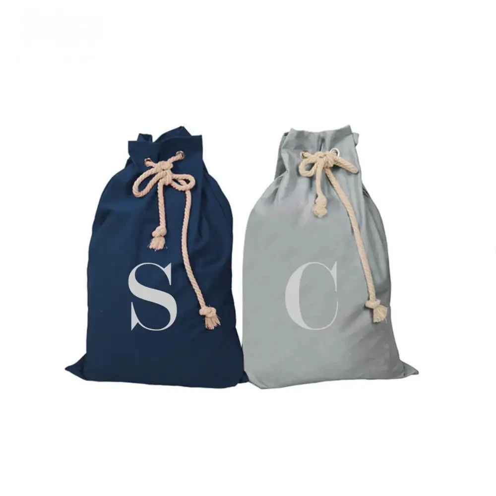 MONOGRAM Personalised Canvas Santa Sacks - Multiple Colours - Timber Tinkers
