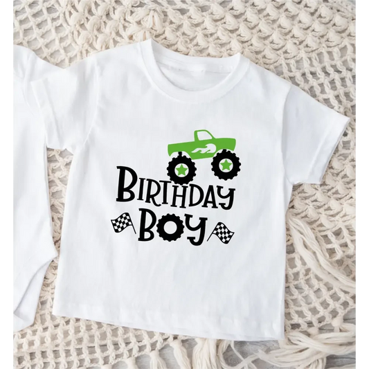 Monster Truck Birthday T-Shirt - Timber Tinkers