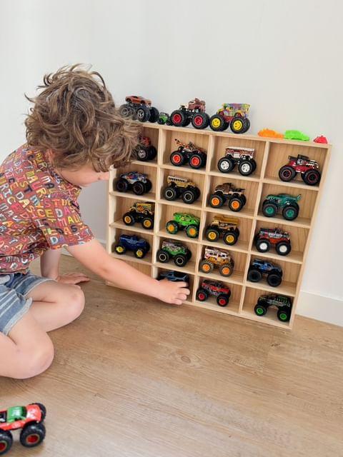 Monster Truck & Thomas & Friends Display and Storage Unit- SolidPine