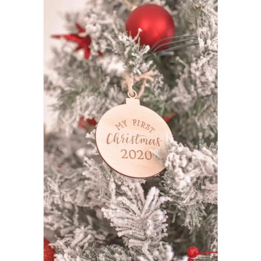 My First Christmas Ornament 2025 - Timber Tinkers