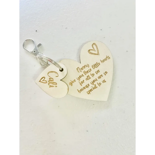 My Heart Key Chain - HEARTS ONLY - Timber Tinkers