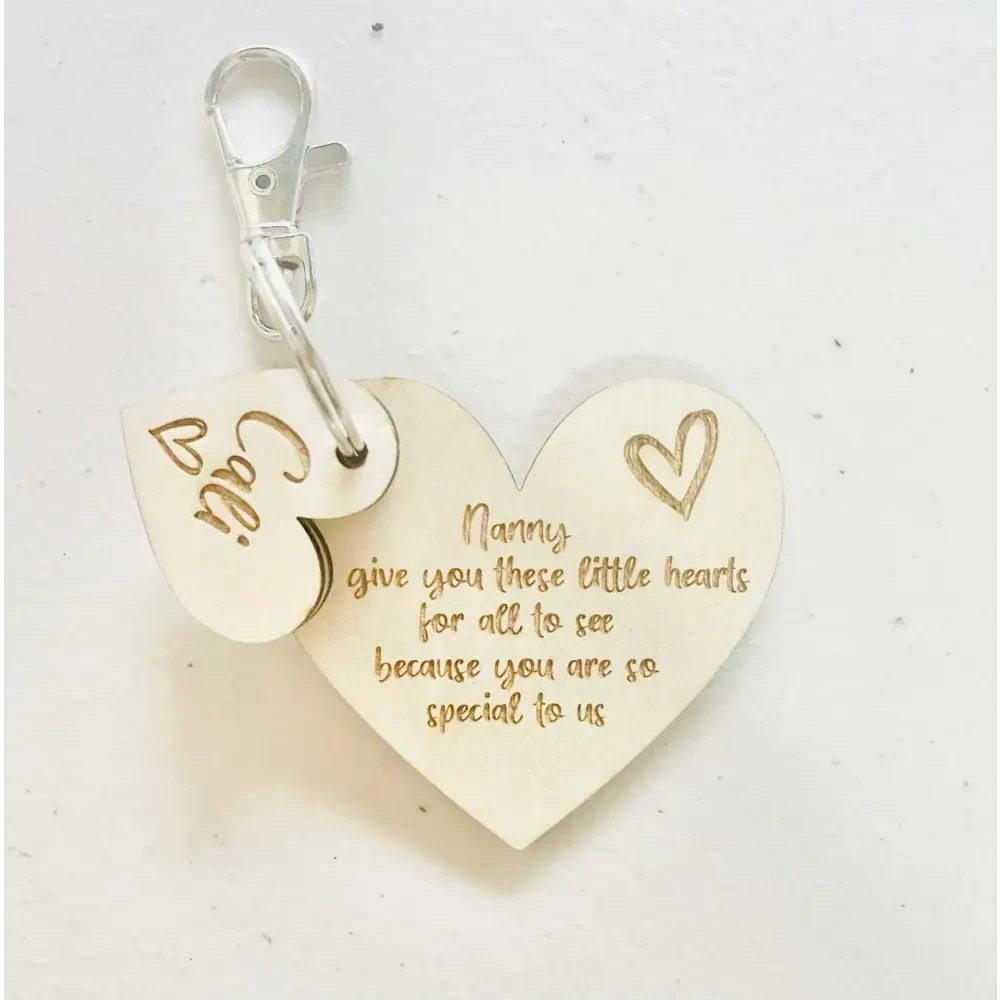 My Heart Key Chain - HEARTS ONLY - Timber Tinkers