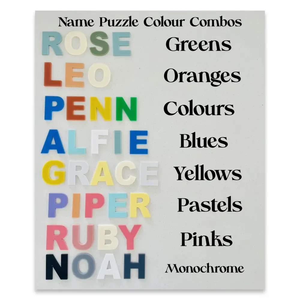 Name Puzzle - Classic - Timber Tinkers
