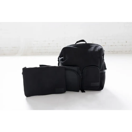 Neoprene Nappy Bag - Black - Timber Tinkers
