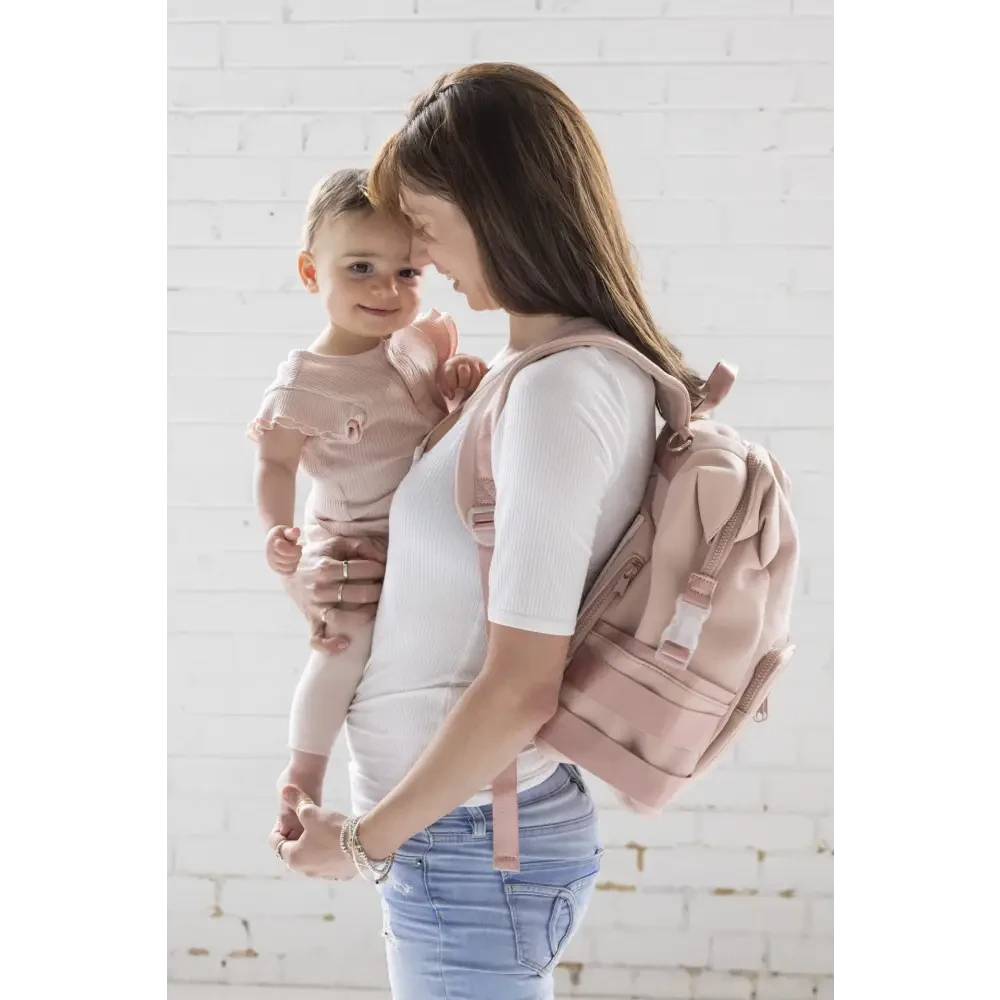 Neoprene Nappy Bag - Pink - Timber Tinkers