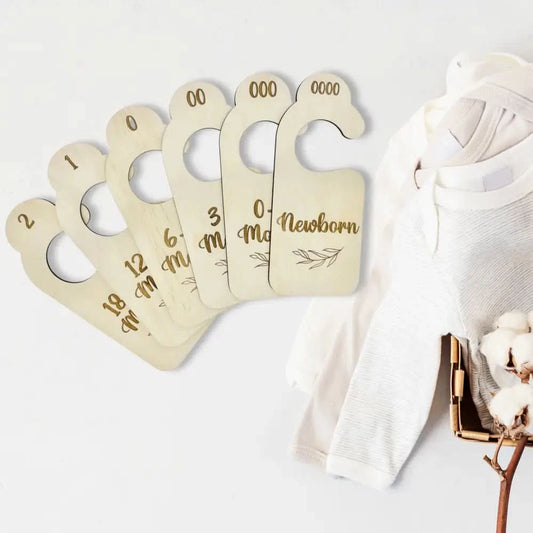 Nursery Wardrobe Dividers - Leaf - Timber Tinkers