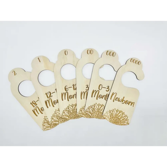 Nursery Wardrobe Dividers - Sunflower - Timber Tinkers