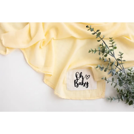 Oh Baby Cream Muslin Swaddle - Timber Tinkers
