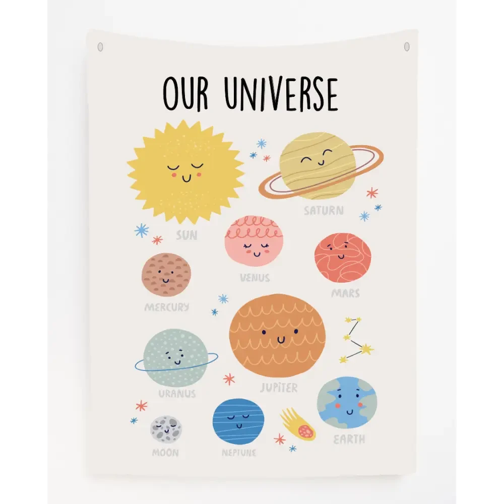 Our Universe Canvas Wall Hang - Timber Tinkers