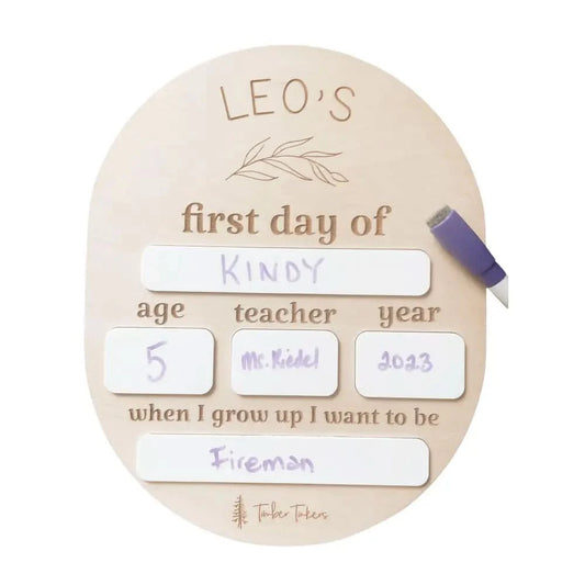 Oval First Day School Board - Timber Tinkers