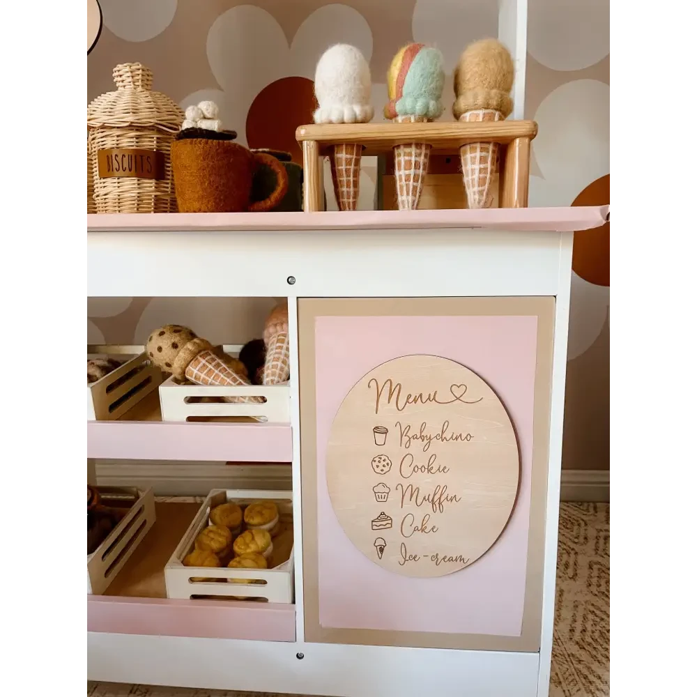 Oval Kids Menu - Timber Tinkers