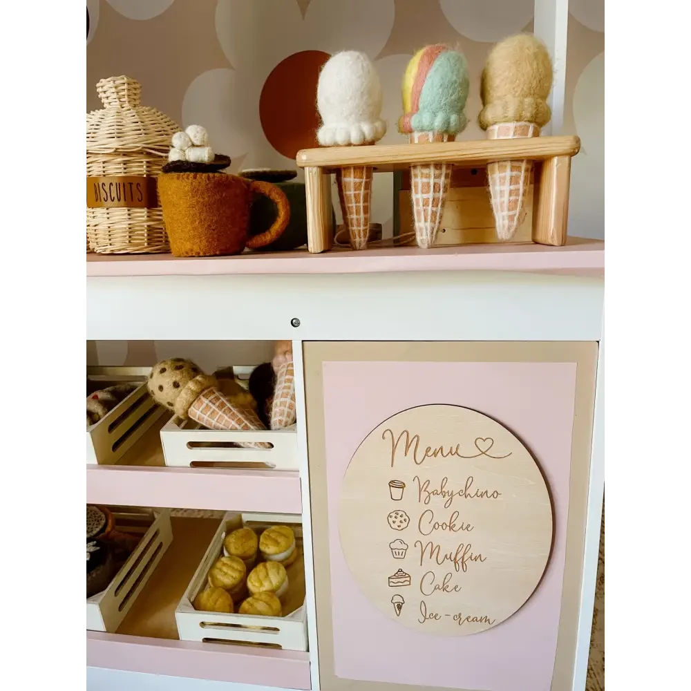 Oval Kids Menu - Timber Tinkers