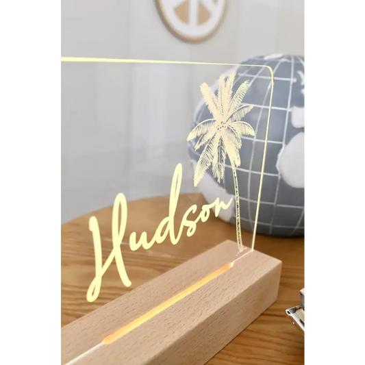 Palm Tree Night Light - Timber Tinkers