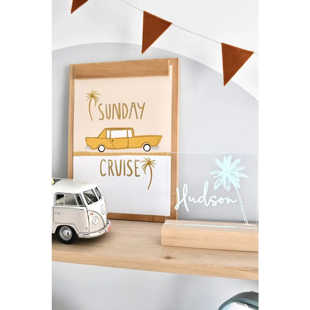 Palm Tree Night Light - Timber Tinkers