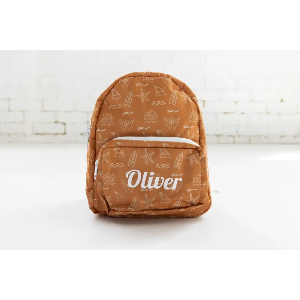 Personalied Kids Backpack - Surf - Timber Tinkers