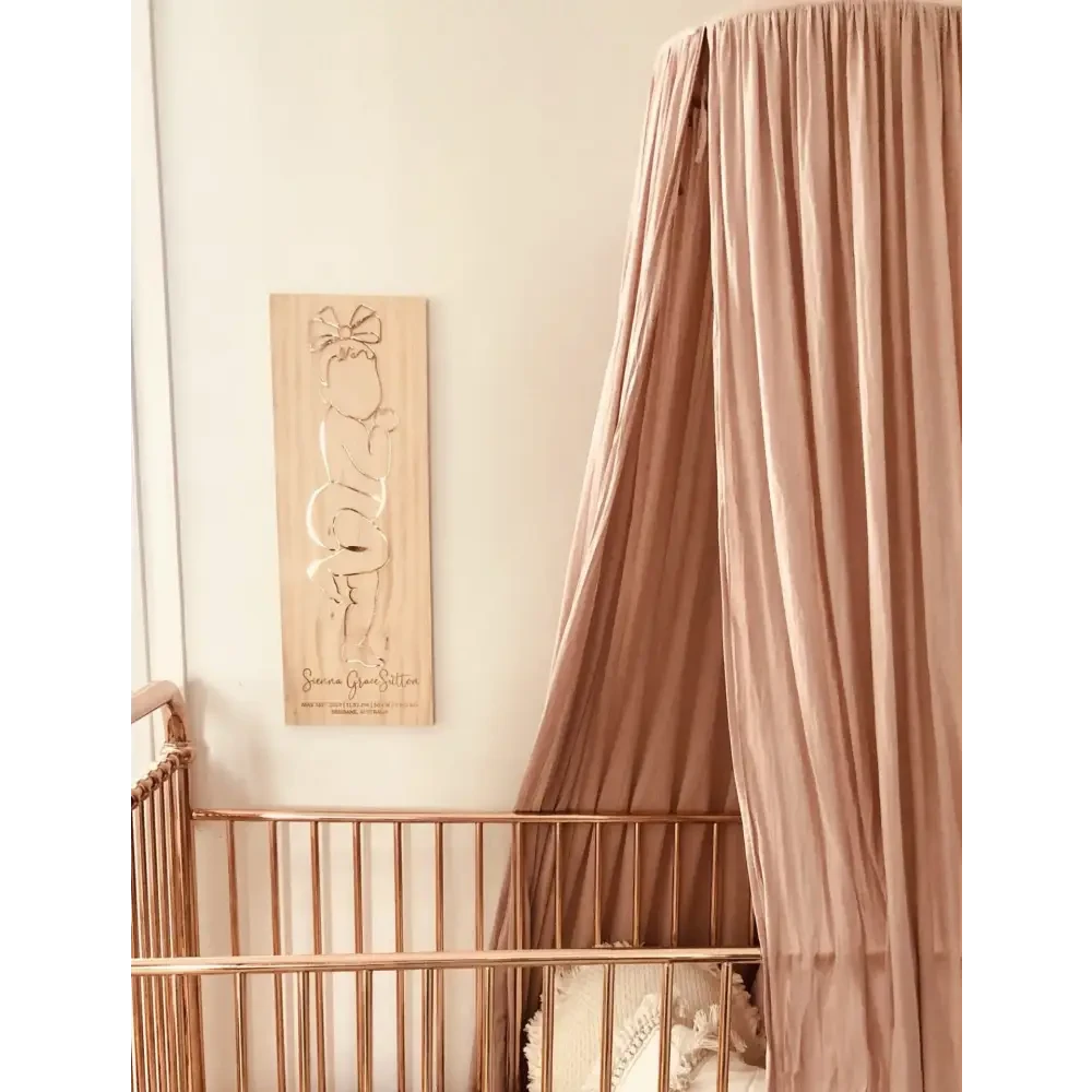 Personalised Birth Plaque - Timber Tinkers