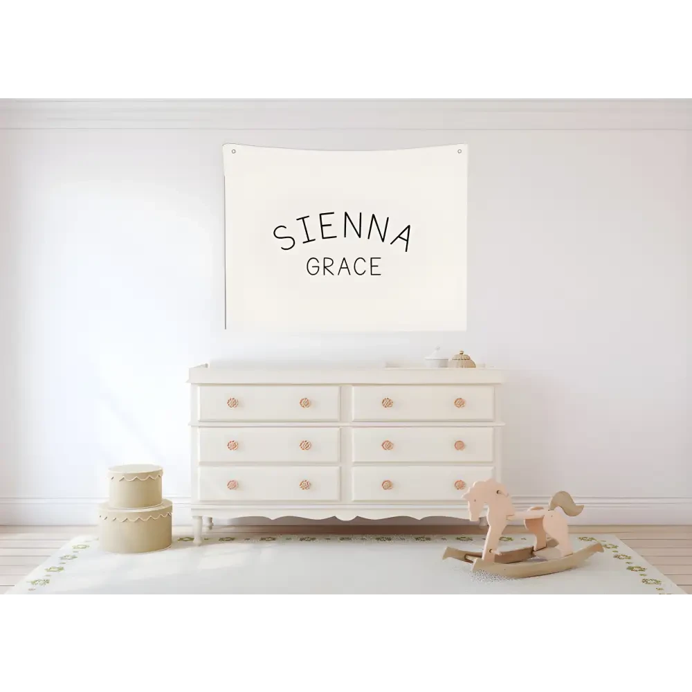 Personalised Canvas Wall Hang - Timber Tinkers