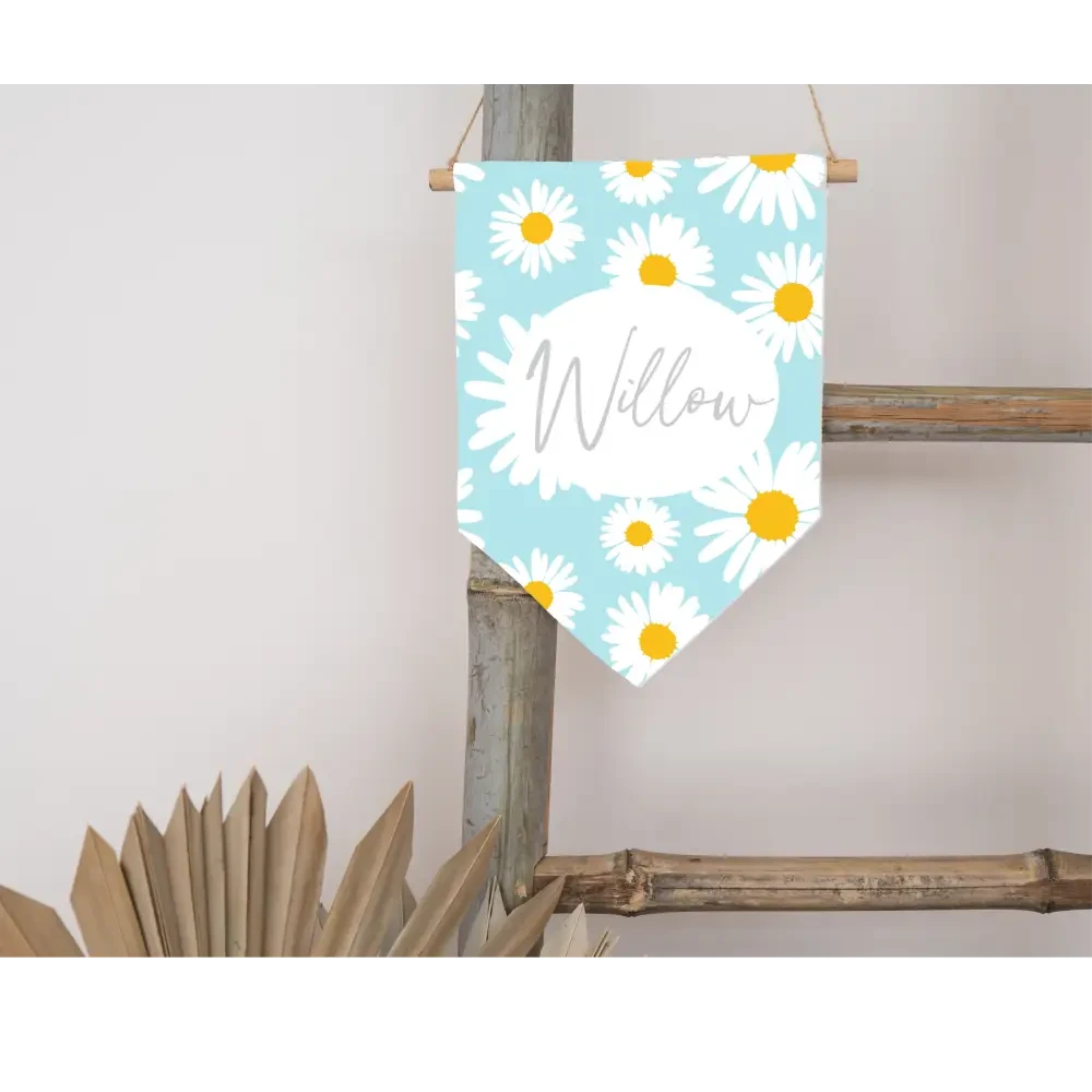 Personalised Flag - Daisy - Timber Tinkers