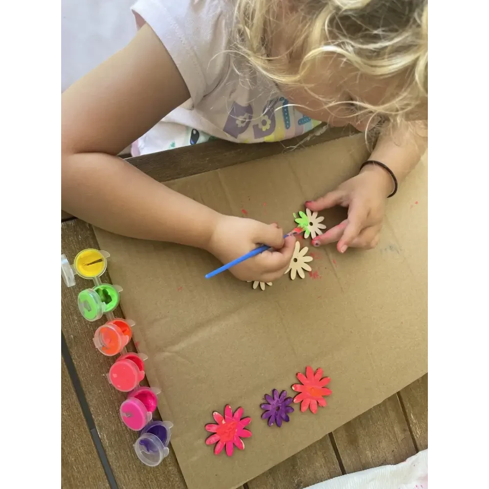Personalised Flower Paint Kit - Timber Tinkers
