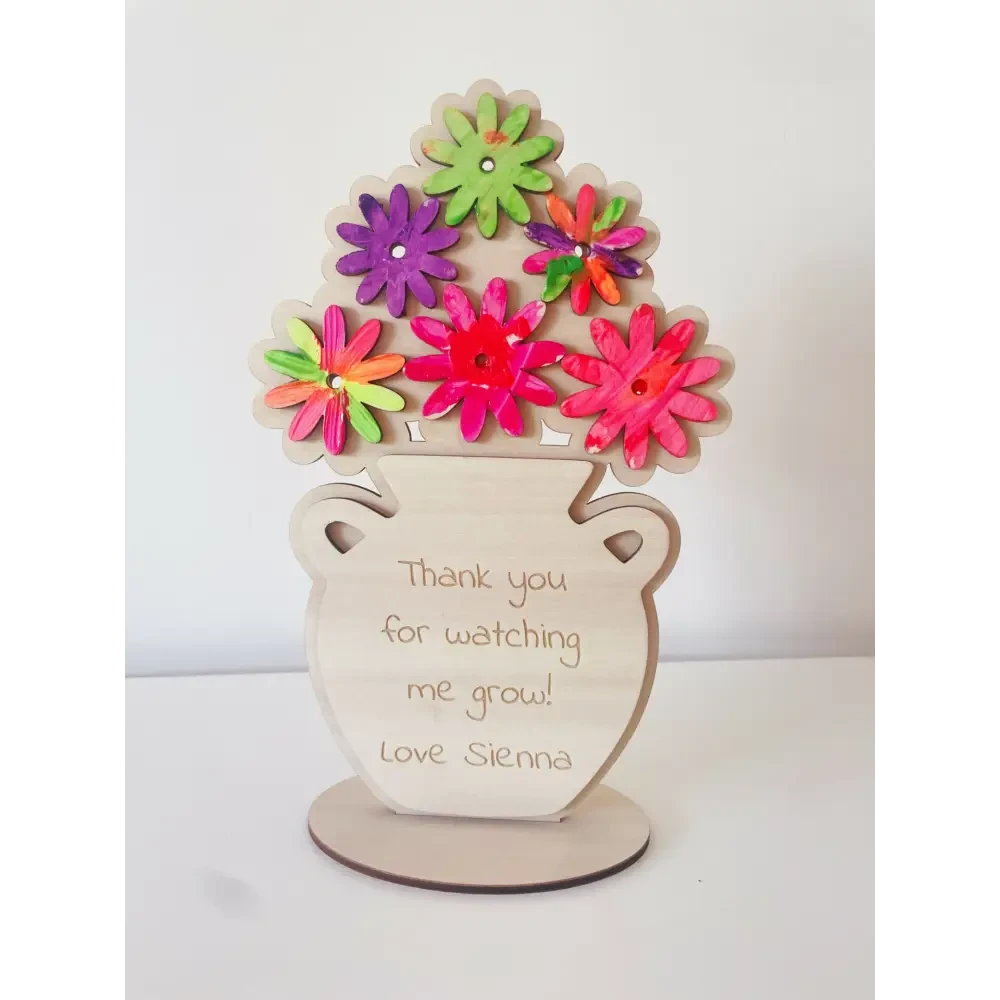 Personalised Flower Paint Kit - Timber Tinkers