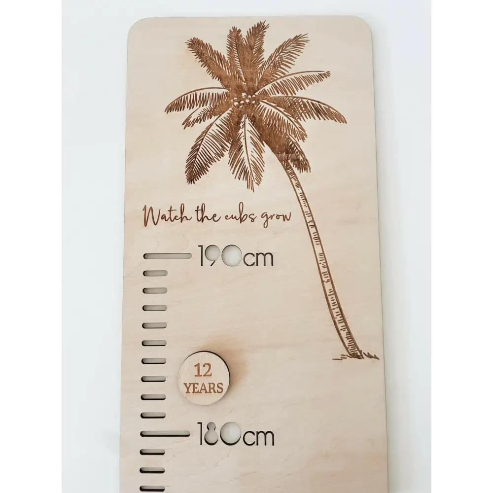 Personalised Growth Chart - Summer Vibes - Timber Tinkers